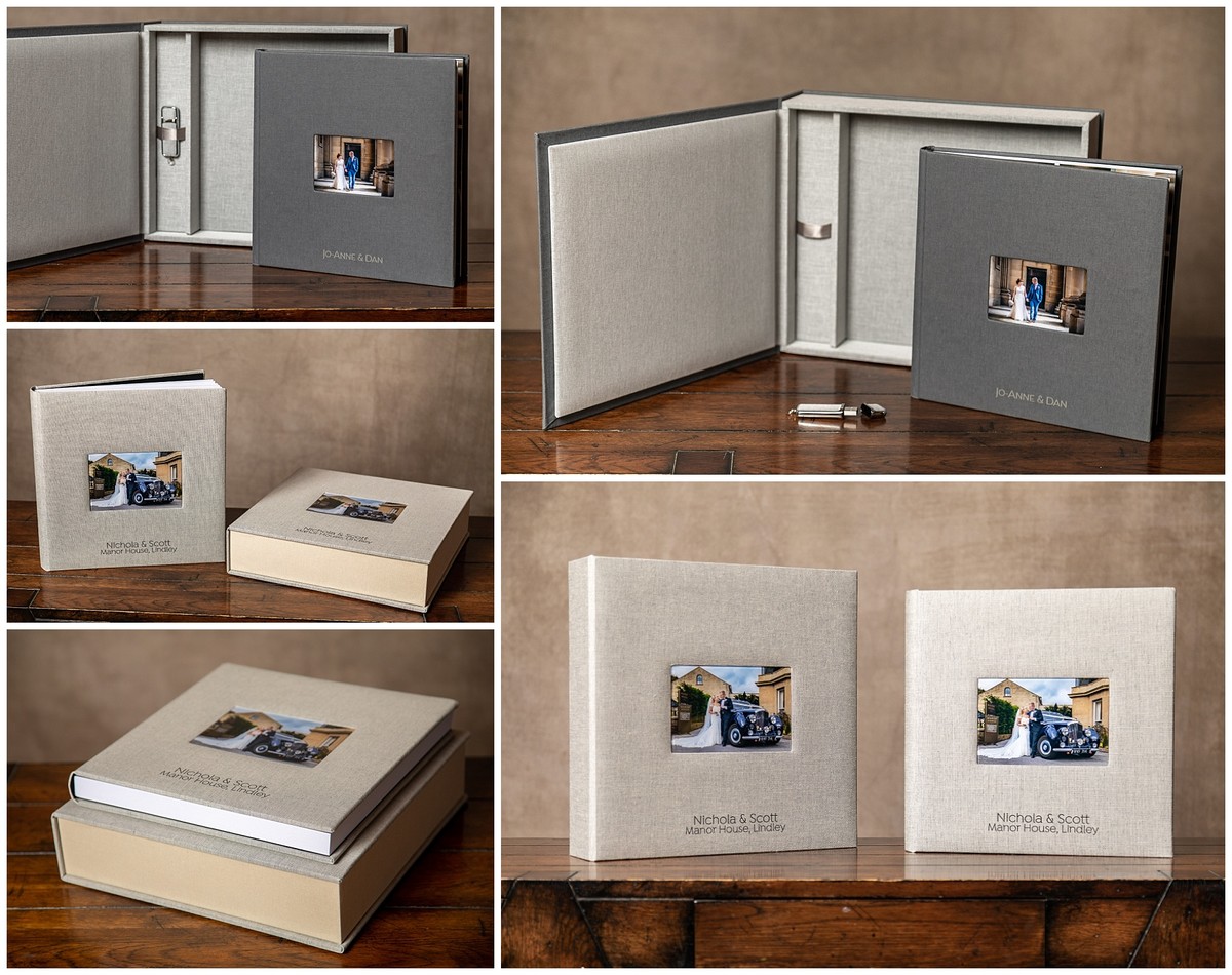 wedding photo album square album box acrylic window