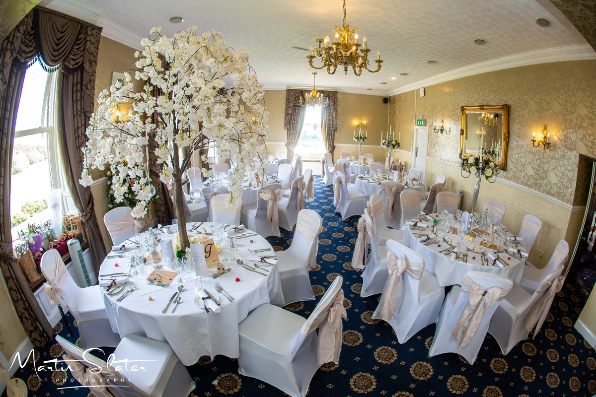 Wedding photographer for Waterton Park - Wedding Breakfast Room